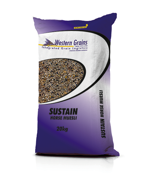 Sustain horse muesli.